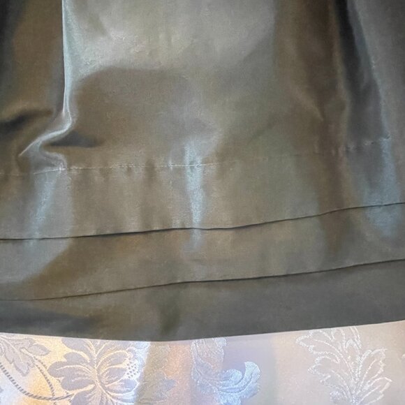 Designer pleated full skirt black Sandra Angelozzi with wide belt size 38 US 8 - Picture 8 of 10